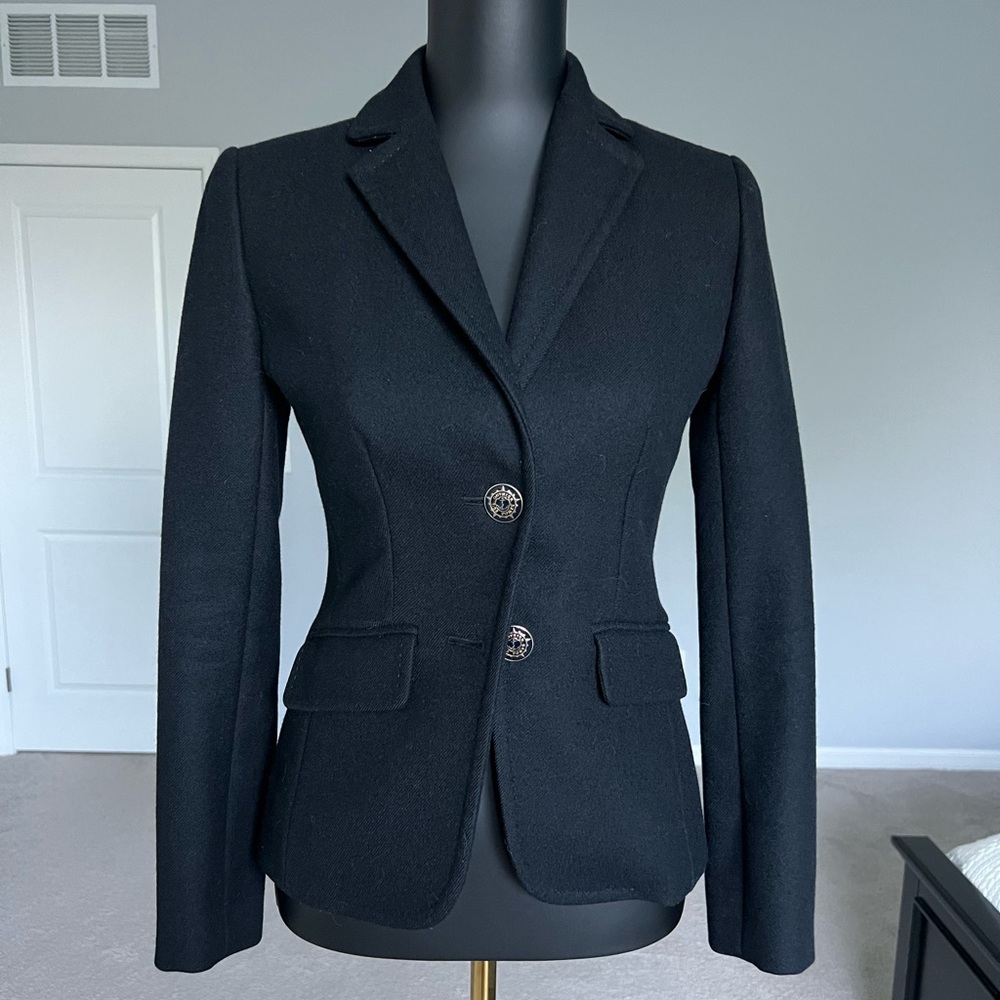 J. Crew Classic Black Lexington Blazer
